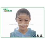Nylon Mesh Disposable Head Cap Round Snood medical hair net with Elastic for sale