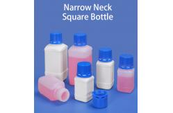 China Small Biochemistry Laboratory Plastic Narrow Mouth Reagent Bottle With Safety Lid supplier