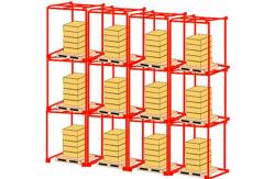 China ODM Nestainer Storage Racks Steel Pallet Container supplier