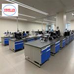 Chemistry Lab Workbench Malaysia Fire Resistant Steel Laminate DTC105 DEG Hinges Phenolic Resin Top for sale