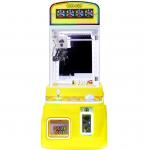Yellow Customized Mini Claws Commercial Coin-operated Plush Toy Arcade Game