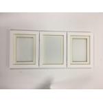 3 Window Folded Wooden Baby Clay Frame With Glass Cover Handprint for sale