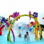 Outdoor Aqua Park Water Sports Swimming Pool Amusement Water Splash Pad Flower Sprinkler for sale