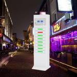 Free Standing Cell Phone Charging Stations , Advertising Phone Charging Lockers Kiosk for sale