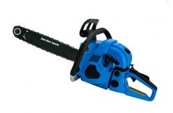 China Air Cooling Gas Powered Chain Saw With Dual Metal Blade 600mm Length supplier