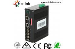 China Manageable Industrial Ethernet Media Converter 10 / 100 / 1000M SFP Combo supplier