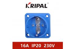 China 16A 230V IP20 industrial electrical german plug schuko socket outlet supplier