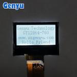 0.96 Inch 128x64 Monochrome FSTN LCD Display 15pin White Backlight SPI Interface