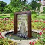 2mm Thick Corten Steel Metal Rain Curtain Water Feature Rusty for sale