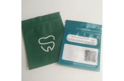 China 90mic Matt MOPP PE Plastic Mylar Pouch Grip Seal For Pearl Aligners supplier