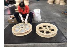 China Nylon Roller Wheel ODM 120x35mm Conductor Stringing Blocks supplier