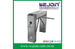 China Counter Esd Fingerprint Rfid Sliding Tripod Turnstile Gate Access Control DC12V supplier