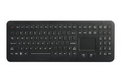 China 108 keys silicone rubber medical keyboard with rough touchpad and USB interface supplier