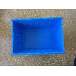 Attached Lid Mesh Body Plastic Storage Crates For Transportation