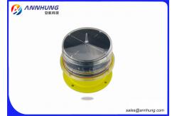 China Helipad LED Aviation Obstacle Light With Solar Panel Die Casting Aluminum supplier