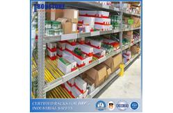 China Warehouse Picking System Carton Flow Rack with Gravity Roller supplier