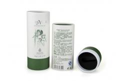 China White Cardboard Custom Paper Tubes CMYK Printing Flexible Rolled supplier