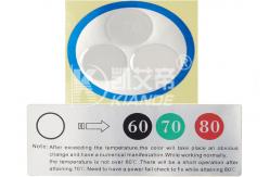 China High Adhesive Busbar Temperature Thermal Indicator Sticker On Busbar Joint supplier