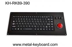 China FN Numeric Industrial Silicone Keyboard IP65 Resin Trackball Metal Panel supplier