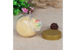 China 225ml Small Transparent Plastic Jar For Dry Fruit / Cookies Waterproof supplier