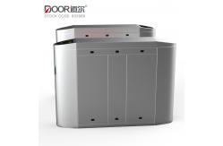 China Automatic Ic Card Reader Access Flap Barrier Gate For Gym Club supplier