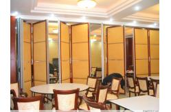 China MDF + Aluminum Acoustic Sliding Partition Wall , Movable Partition Wall Boards supplier