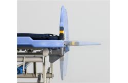 China Foldable Rails Transfer Stretcher Trolley Manual Lift System Horizontal Rail Position supplier