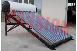 China Professional Heat Pipe Solar Water Heater With 20 Tubes Aluminum Reflector Frame supplier