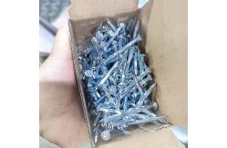 China Electro Galvanized Steel Concrete Nails Angular Spiral 1.3mm-12mm Head Diameter supplier