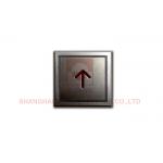 Custom Elevator Push Button 40*40 Mm Size Illuminant Halo And Characters for sale