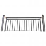 External Prefabricated Handrails Balustrade Courtyard Modern Metal Railing Interior Custom for sale