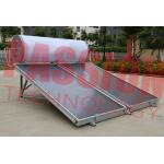 150L Solar Panel Hot Water Heater , Solar Assisted Water Heater Blue Titanium for sale