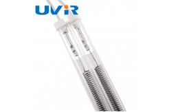 China 1000W Medium Wave Infrared Lamp , 230V Quartz Tube Ir Heater Lamp supplier