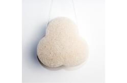 China 100% Natural Clover Shape Body Konjac Sponge For Blackheads supplier