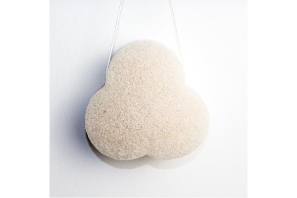 100% Natural Clover Shape Body Konjac Sponge For Blackheads