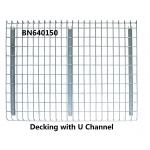 High Visible Teardrop Pallet Rack Wire Decking 3 Channels Pallet Racking Accessories for sale