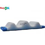 6x2x1.1mH White Airtight Inflatable Water Float Wave Track Inflatable Water Parks for sale