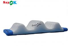 China 6x2x1.1mH White Airtight Inflatable Water Float Wave Track Inflatable Water Parks supplier