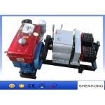 Double Capstan Diesel Cable Winch 3KW Water Cooled Diesel Engine Cable Pulling Winch for sale