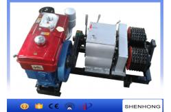 China Double Capstan Diesel Cable Winch 3KW Water Cooled Diesel Engine Cable Pulling Winch supplier