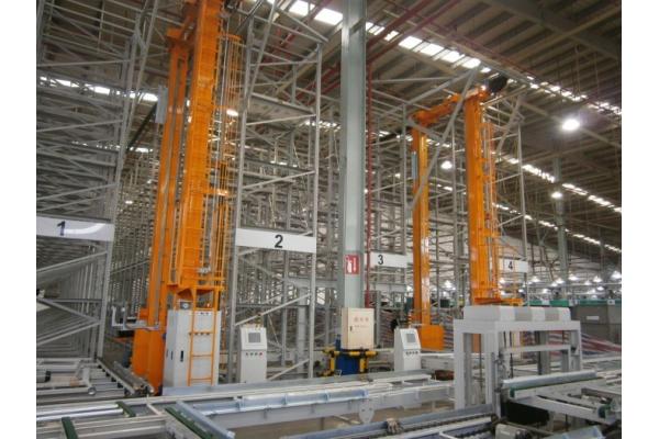 500kg~1500kg ASRS Warehouse Automated Rack Storage Customized Size