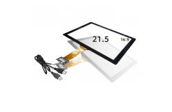 China 6H Projected Capacitive Touch Screen 21.5 inch 10 points EETI / ILITEK Controller supplier