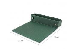 China Magnetic Wireless Charging Leather Desk Pad Multifunctional Folding supplier