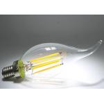 Indoor Lighting Led Filament Lamp With Tail Glass Body Material Ac220 - 240v