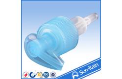 China Blue and transparent beautiful plastic bottle pumps for soap dispensers supplier