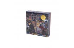 China OEM Luminous Christmas Tree Puzzle 500 Pieces White Card supplier