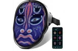 China Programmable Bluetooth LED Mask For Costume Cosplay Party Masquerade supplier