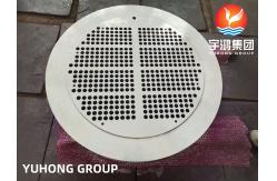 China ASTM A182 F304 F316L Tubesheet For Heat Exchanger PT Avaiable supplier