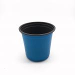 blue color nursery pot plastic flower pot for sale