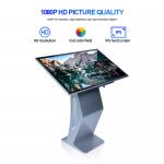 Qtenboard Shopping Center Touch Screen Kiosk  Indoor Advertising Display Floor Standing LCD Digital Signage for Retail Store for sale